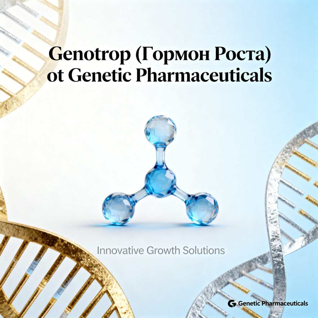 Genotrop (Гормон Роста) от Genetic Pharmaceuticals (10 ЕД на флакон)