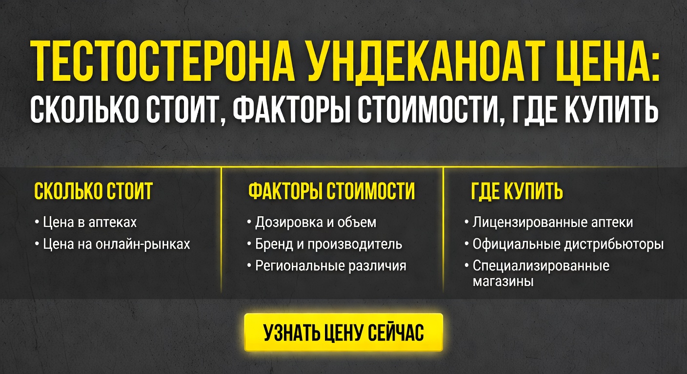 Тестостерона ундеканоат цена: сколько стоит, факторы стоимости, где купить