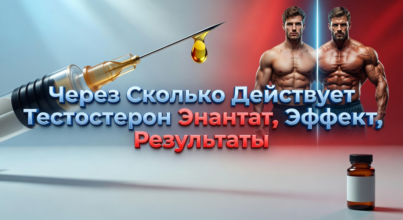 Через Сколько Действует Тестостерон Энантат: Эффект, Результаты, Сколько Можно Набрать, До и После, Период Полувыведения, Выведение