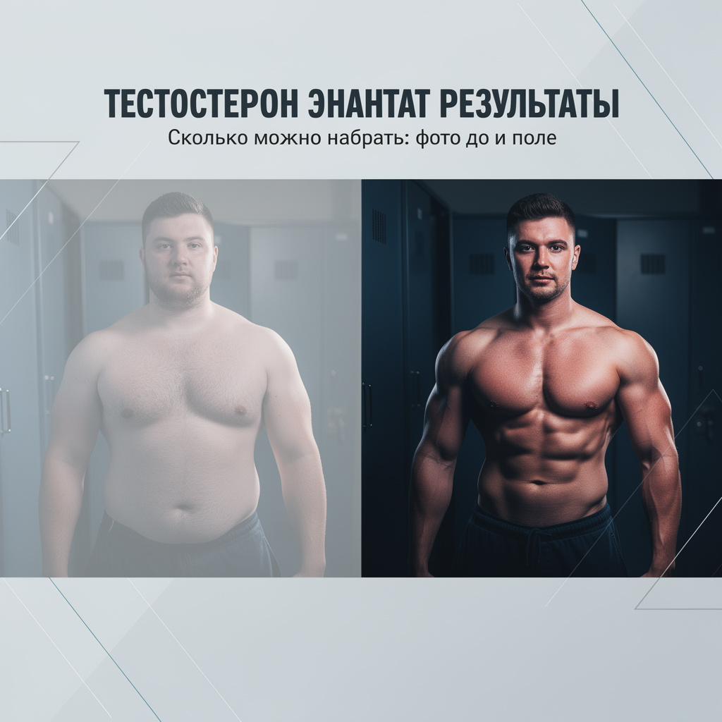 тестостерон энантат фото до и после