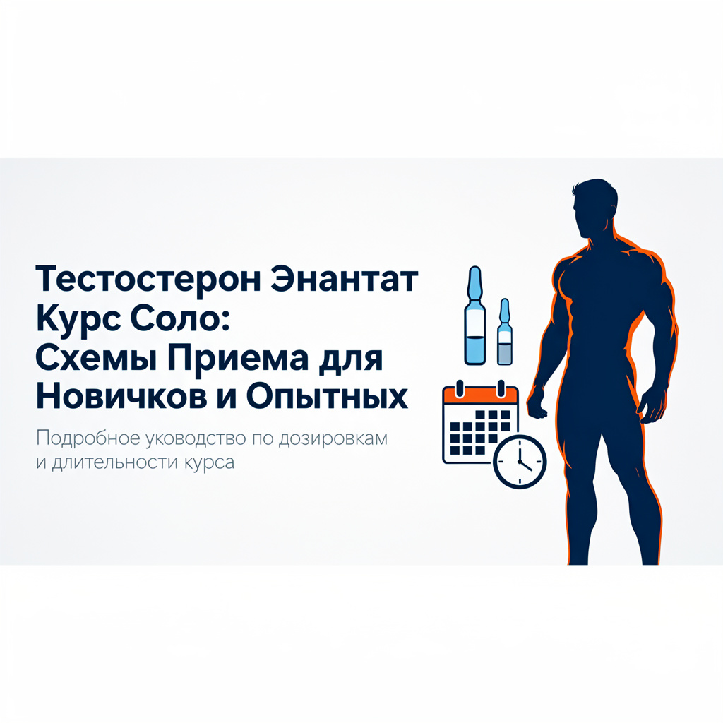тестостерон энантат курс соло