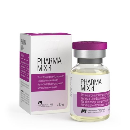 PharmaMix-4 от Pharmacom Labs 600 мг — микс тестостерона и нандролона