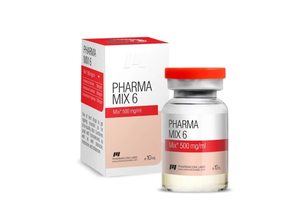 PharmaMix-6 Pharmacom Labs 500 мг — микс тренболона, тестостерона и мастерона