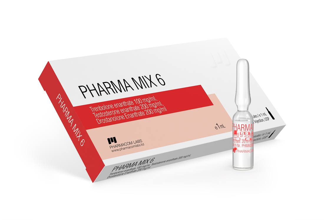 PharmaMix-6 от Pharmacom Labs (500mg/1ml) — упаковка препарата