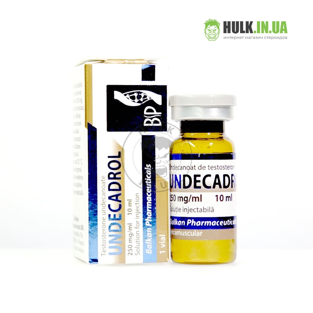 Ампула тестостерона ундеканоата Balkan Pharmaceuticals 250 мг — упаковка Testosterona U